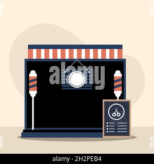 baber small business Stock Vector