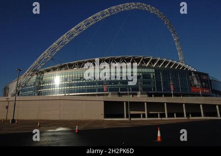 Portsmouth 1 West Bromwich Albion 0, 05/04/2008. Wembley Stadium, FA Cup Semi Final. Photo by Simon Gill. Stock Photo