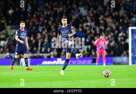 Brighton, UK. 23rd Oct, 2021. during the Premier League match between Brighton & Hove Albion and Manchester City at The Amex on October 23rd 2021 in Brighton, England. (Photo by Jeff Mood/phcimages.com) Credit: PHC Images/Alamy Live News Stock Photo