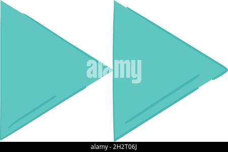 double headed arrow Stock Vector