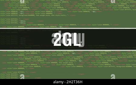 2GL with Abstract Technology Binary code Background.Digital binary data ...