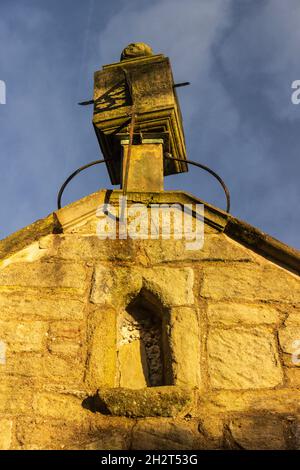 Sundial, St. Bartholomew's Church, Colne, Lancashire. Stock Photo