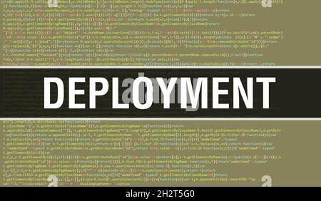Software deployment with Abstract Technology Binary code Background ...
