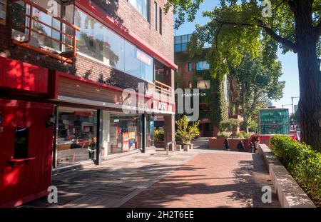 Daehakro, Oct 17, 2021 : Daehakro street in Seoul, South Korea. The ...