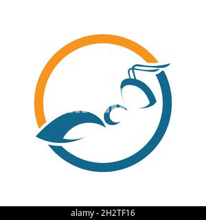 Ant Logo template vector illustration design Stock Vector