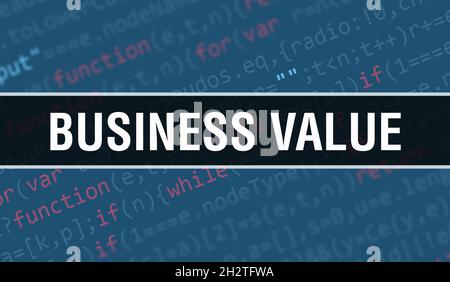 Value with Digital java code text. Value and Computer software coding ...