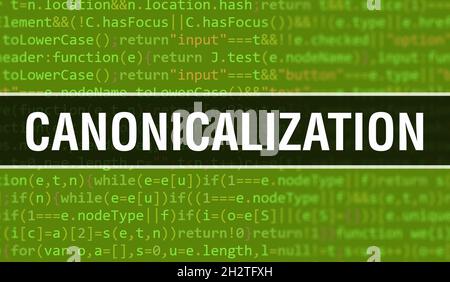 CODING concept illustration using code for developing programs and app ...