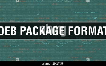 Format text written on Programming code abstract technology background ...