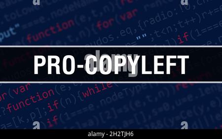 Copyleft with Digital java code text. Copyleft and Computer software ...