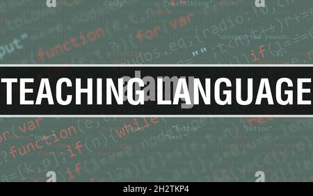PROGRAMMING LANGUAGE concept with Random Parts of Program Code ...