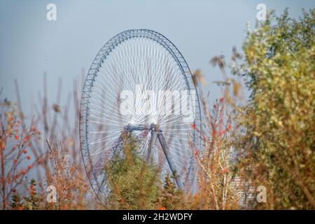 Harbin has a new ferris wheel, the biggest in Asia Stock Photo