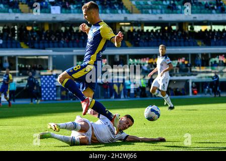 Darko Lazovic Of Hellas Verona FC During Warm Up Of Hellas Verona FC Vs ...