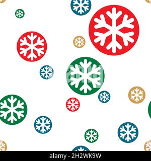 Seamless Christmas gift wrapping paper pattern Stock Vector