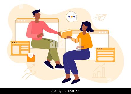 Creative business team concept Stock Vector