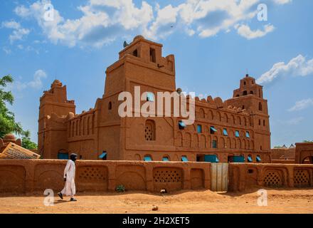 A Great Mosque Yamma village in Niger Stock Photo