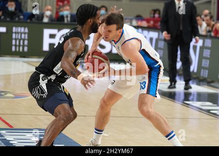 Trento, Italy. 24th Oct, 2021. Tomas Dimsa - NutriBullet Treviso during Dolomiti Energia Trentino vs Nutribullet Treviso Basket, Italian Basketball A Serie Championship in Trento, Italy, October 24 2021 Credit: Independent Photo Agency/Alamy Live News Stock Photo