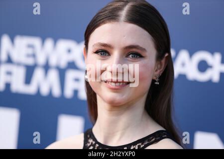 Newport Beach, United States. 24th Oct, 2021. NEWPORT BEACH, ORANGE COUNTY, CALIFORNIA, USA - OCTOBER 24: Actress Thomasin McKenzie arrives at the 22nd Annual Newport Beach Film Festival - Festival Honors And Variety's 10 Actors To Watch held at The Balboa Bay Club And Resort on October 24, 2021 in Newport Beach, Orange County, California, United States. (Photo by Xavier Collin/Image Press Agency) Credit: Image Press Agency/Alamy Live News Stock Photo