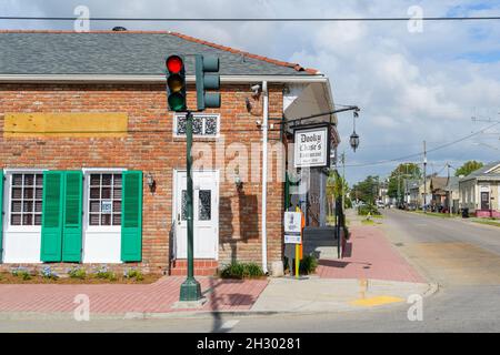 NEW ORLEANS, LA, USA - OCTOBER 24, 2021: Historic Dooky Chase's Restaurant on Orleans Avenue