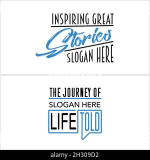 Modern retail shop wordmark typeface chat Logo Design Stock Vector
