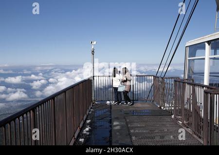 Ryuoo Ropeway Nagano, Japan, 2021-22-10 , The sora terrace ropeway, A ropeway ride up ...