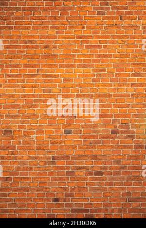 Orange wall with classic rustication pattern, classical architecture ...