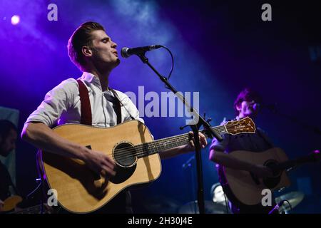 Alfie of Hudson Taylor performs live on stage at the Forum, Kentish Town - London Stock Photo