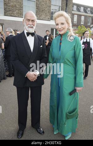 HRH Prince Michael of Kent and HRH Princess Michael of Kent attend Historic Royal Palaces Summer Party at Kensington Palace - London Stock Photo