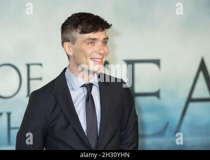 Cillian Murphy attends the European Premiere of In The Heart of The Sea at the Empire, Leicester Square - London Stock Photo