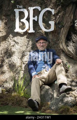 Steven Spielberg attends The BFG UK premiere in Leicester Square - London Stock Photo