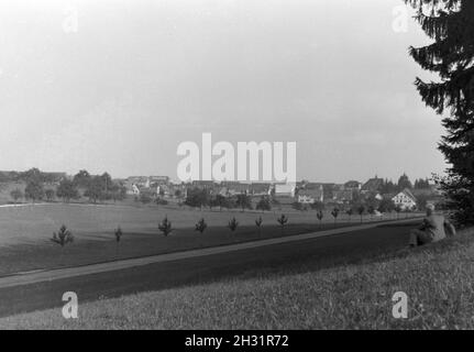 Urlaub im Schwarzwald, Deutsches Reich 1930er Jahre. Holidays in the Black Forest, Germany 1930s. Stock Photo