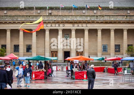 Caird Hall is a concert auditorium located in Dundee, Scotland. It is a Category A listed building Stock Photo
