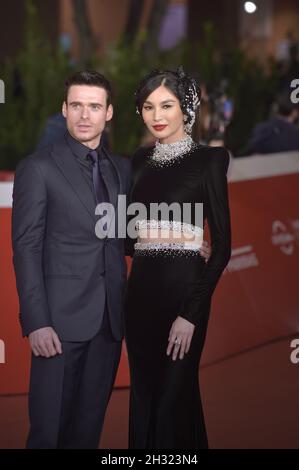 Rome, Italy. 24th Oct, 2021. Richard Madden and Gemma Chan attend the red carpet of the movie 'Eternals' during the 16th Rome Film Fest 2021 on Sunday, October 24, 2021 in Rome, Italy. Photo by Rocco Spaziani/UPI Credit: UPI/Alamy Live News Stock Photo
