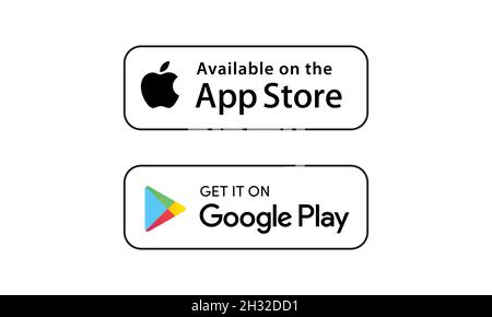 Google pay, App store app pay, - popular realistic payment logotype ...