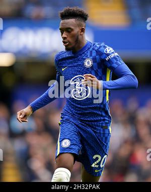 File photo dated 23-10-2021 of Chelsea's Callum Hudson-Odoi. Chelsea boss Thomas Tuchel hopes Callum Hudson-Odoi can benefit from some tough love as the 20-year-old forward looks to deliver in front of goal again in the Carabao Cup. Issue date: Monday October 25, 2021. Stock Photo