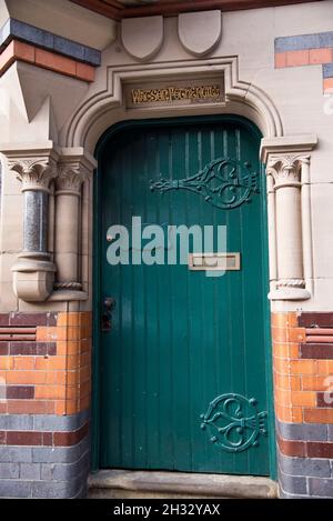 The doorway to the offices of Watson Fothergill on George Street, Nottingham, England  UK. Stock Photo