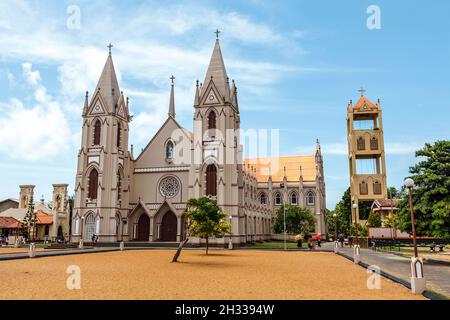 St. Sebastian’s Church, Wellaweediya, is a Roman Catholic church in Negombo, in Sri Lanka Stock Photo