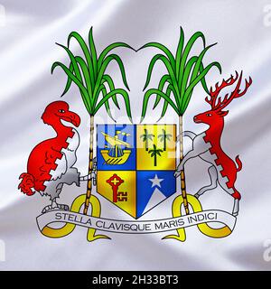 Das Wappen von Mauritius Stock Photo - Alamy