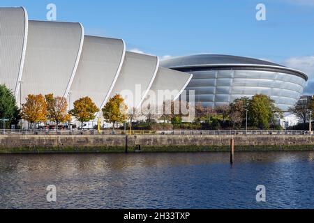 COP 26, Clyde Auditorium and SSE Hydro venue of United Nations Climate Change Conference UK 2021, Scottish Event Campus (SEC), Glasgow, Scotland, UK Stock Photo
