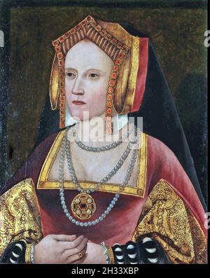 CATHERINE OF ARAGON (1485-1536) first wife of Henry VIII, about 1520. Stock Photo