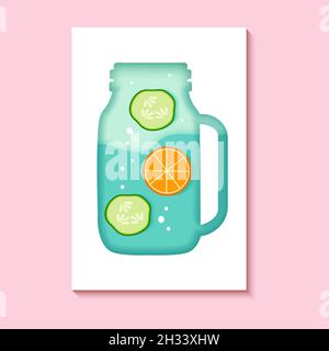 Vertical banners for branding menu, cover, flyer.The silhouettes of paper cut cocktail. Stock Vector