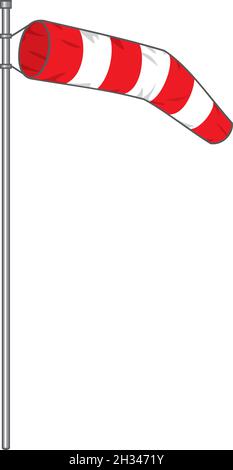 Windsock vector illustration Stock Vector