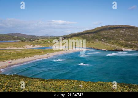 Barleycove beach, aka Barlycove beach, Wild Atlantic Way, County Cork, Republic of Ireland.  Eire. Stock Photo