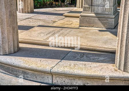 The tomb of Andrew Jackson at the Hermitage in Nashville, Tennessee. Stock Photo