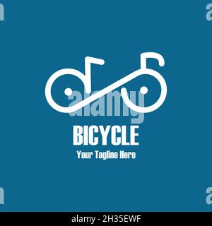 Bicycle logo vector ilustration template Stock Vector