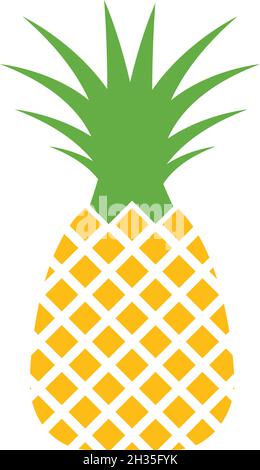 Pineapple logo ilustration vector template Stock Vector