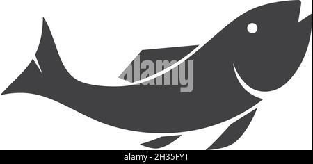 Fish Logo ilustration vector Template Stock Vector