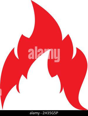 Fire flame Logo vector Template Stock Vector Image & Art - Alamy