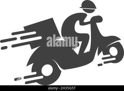 Fast Delivery logo ilustration vector Stock Vector
