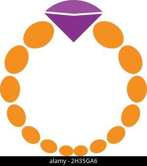Jewelery logo vector ilustration design Stock Vector