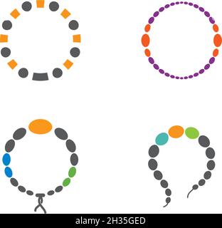 Bracelet icon ilustration vector template Stock Vector